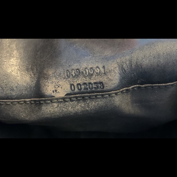 Authentic Black Gucci GG Pouch** - Picture 6 of 7